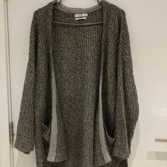 Gray wool blend Cardigan - Picture 1 of 4